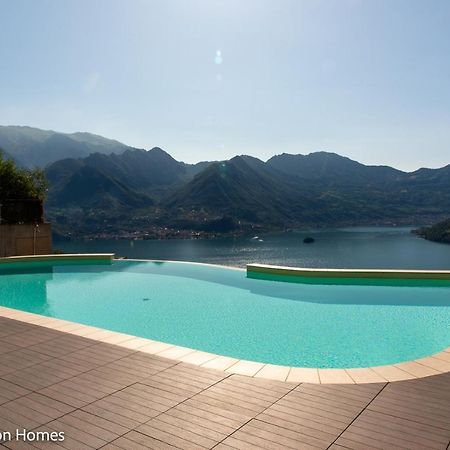 Italian Vacation Homes - Panoramic Villa Parzanica Exterior foto